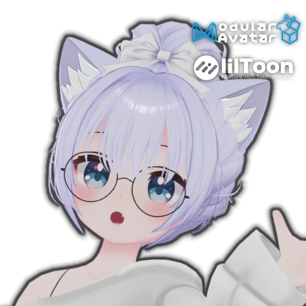 booth アイテム【ラスク対応】シンプルなメガネ のサムネイル